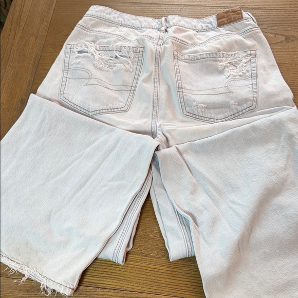 American Eagle Outfitters Sky Blue Wide Leg Jeans - Picture 4 of 6